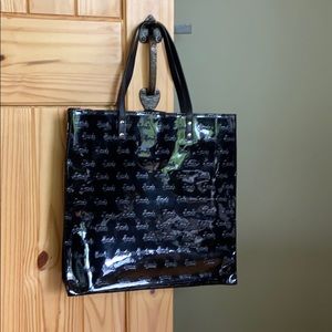 Vintage harrods London black tote bag